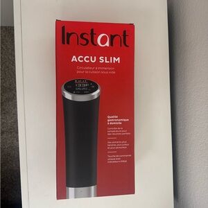 Accu Slim Sous Vide Immersion Circulator - Black.  Brand new in box